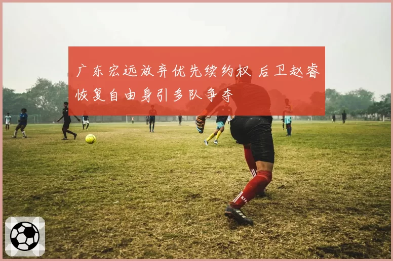 广东宏远放弃优先续约权 后卫赵睿恢复自由身引多队争夺